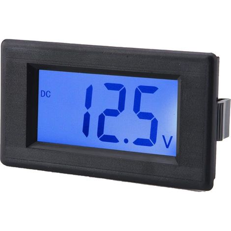 Digitales 4-30-v-voltmeter Mit Präziser Lcd-anzeige, 2-draht-gleichspannungsprüfer Mit Verpolungsschutz