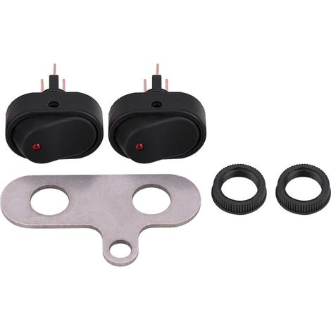 12v Motorrad-roller-led-scheinwerfer Ein-/ausschalter Mit Roter Kontrollleuchte, Typ C