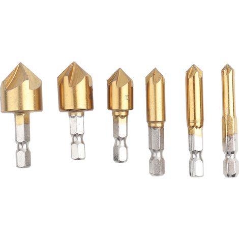 Nutfräser, Fasenreibahle, Fasenfräser 6 Mm–19 Mm Zum Anfasen Und Entgraten Von Brettern Mit Geringer Härte