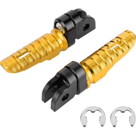 Paar Linke Und Rechte Vordere Fußrasten Für Yamaha Mt-03, Mt-25, Mt-07, Mt-09, R3, Xj6, Gold
