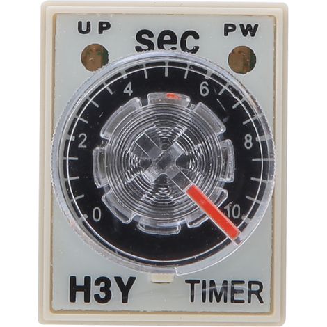 Zeitverzögerungsrelais H3y-2, 8 Einstellbare Pins, Hohe Präzision, Haushaltsgeräte, Elektrische Betriebsstoffe, 0–10 S, 24 V Dc