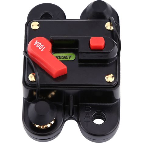 Dc12v-leistungsschalter Für Auto, Boot, Fahrrad, Stereoanlage, Audio-reset-sicherung (100a)