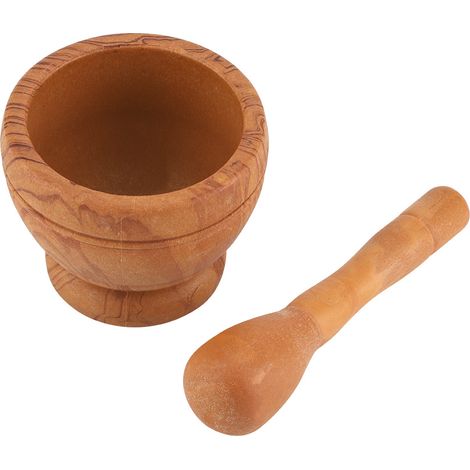Manuelle Knoblauchmühle Aus Kunststoff, Gewürz- Und Kräutermörser-set Mit Stößel, Mahlschale, Küchengerät (1)