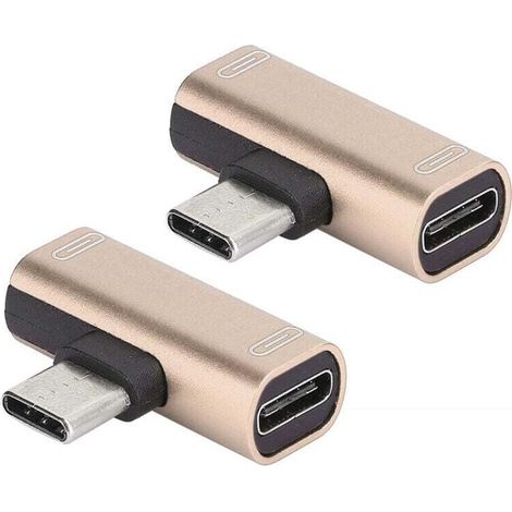 Stück Typ-c Konverter Verteiler Dual 2 In 1 Usb Kopfhörer Audio Ladegerät Adapter Gold (gold)