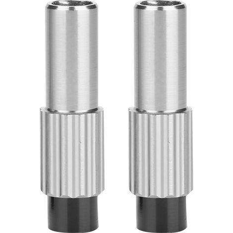 Paar Fahrradbremszug-schaltverbinder, Leitungsregler-einstellkappe (titanfarbe)