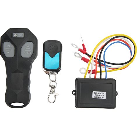 930v 75ft Funk-seilwinden-fernbedienungsset Mit 434mhz Empfänger, Wasserdichtem Handgerät Und Schalter Für Auto, Atv Und Lkw