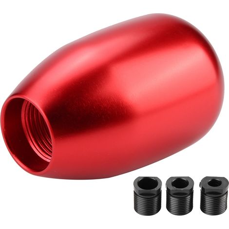 Schaltknauf Für 5-gang-schaltgetriebe Mit 3 Adaptern 8/10/12 Mm (rot)
