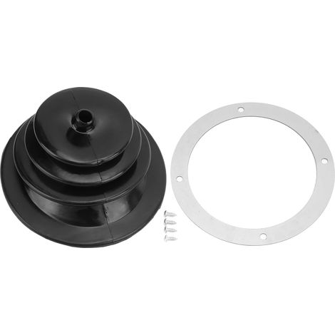 Runder 5,250 Zoll/13,3 Cm Universal-handbremshebel-startplattensatz Aus Schwarzem, Staubdichtem Gummi