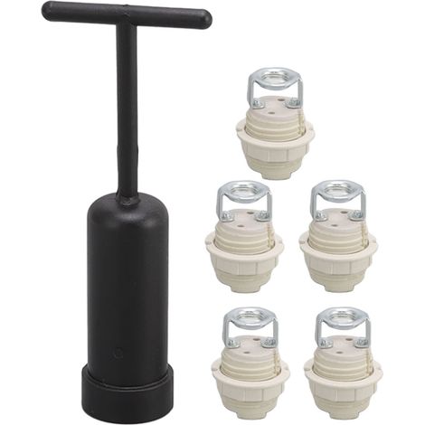 G9 Keramik-lampenfassung Mit Zinklegierungsring M10 Für Schlafzimmer