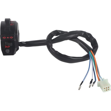 Motorrad-lenkerhupenbedienung, 7/8-zoll-linksschalter, Blinker, Schwarzes Fern-/abblendlicht, Neu