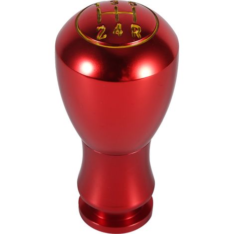 Universeller Schaltknauf Für 5-gang-automatik-/schaltgetriebe, Aluminiumlegierung (farbe: Rot)