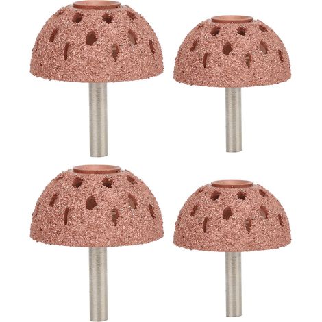 Stück Wolfram-polierscheiben, Wolframstahl-schalenpolierscheiben-set Für Reifenreparatur, Schleifkopfwerkzeuge Mit 6-mm-schaft, Schleifkopf