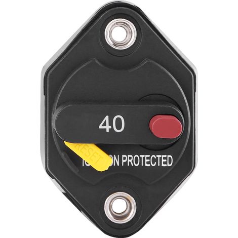 40-ampere-leistungsschalter Mit Manueller Rückstellung, Wasserdichter Sicherungshalter Für Auto Und Boot