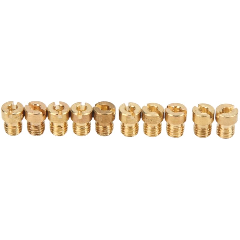 5-mm-hauptdüsensatz Für Vergaser, Modell 75-98, Robuste Goldfarbene Metalldüse Für Dellorto-vergaser, 10 Stück