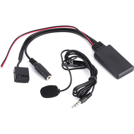 Bluetooth-aux-in-kfz-kabeladapter Mit Mikrofon, Freisprechfunktion, Passend Für Ford Focus 6000cd