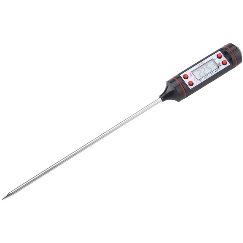 Lebensmittelthermometer, Digitales Grillfleischthermometer Mit Sonde, Milchthermometer 0,1 °c/°f, -50 °c Bis 300 °c/-58572 °f