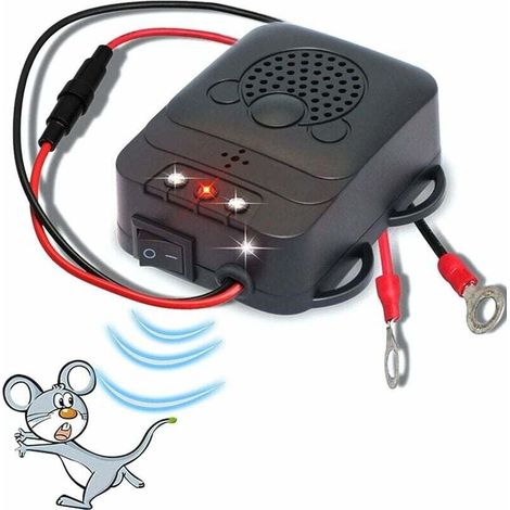 Ultraschall-autoabwehrgerät, Anti-mardergerät Mit Led-blitzlichtern Für Scheune Und Küche