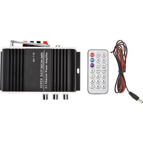 Hy-118 2.1-kanal Hifi-fm-radio Mit Super-bass-auto-verstärker, Sd-, Usb-, Dvd- Und Mp3-player