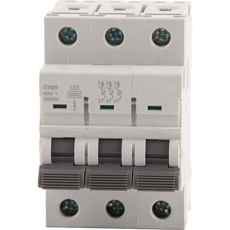 Gym9c65 3p 230/400vac 50/60hz Ip20 Leitungsschutzschalter Fehlerstromschutzschalter
