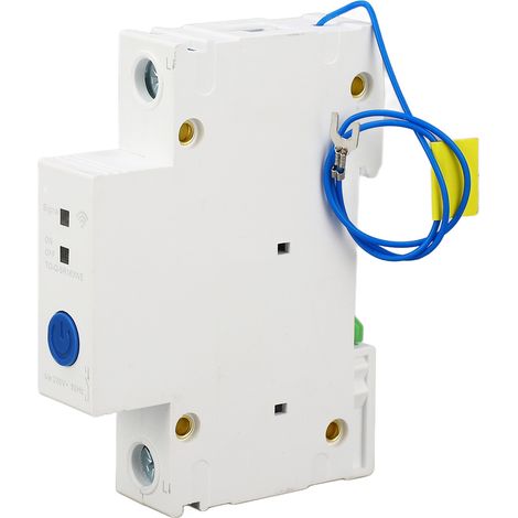 1-poliger 230-v-leistungsschalter, Fernbedienung Mit App, Din-schiene Pa66, Intelligenter Schalter, 2,4-ghz-wlan, 25 A
