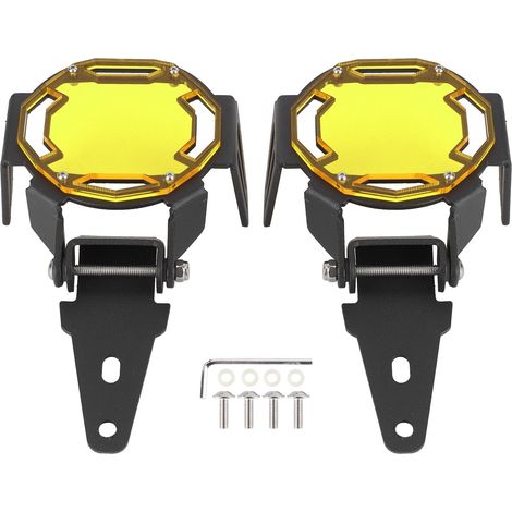 Schutzabdeckung Für Motorrad-nebelscheinwerfer, Led-lampenschutz Passend Für R1200gs/r1250gs Adventure Lcyellow