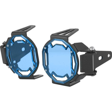 Motorrad-nebelscheinwerferabdeckung, Motorrad-nebelscheinwerferschutz, Led-lampenschutzabdeckung Passend Für R1200gs/r1250gs Adventure Lc Usw. (blau)