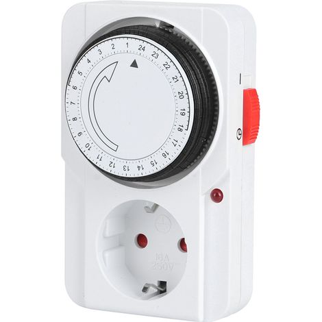 Zeitschaltuhr-stecker, Mechanischer Stecker, 15-minuten-intervalltimer, 24-stunden-timer, Sicherheitszubehör Für Zuhause, 230-v-eu-stecker