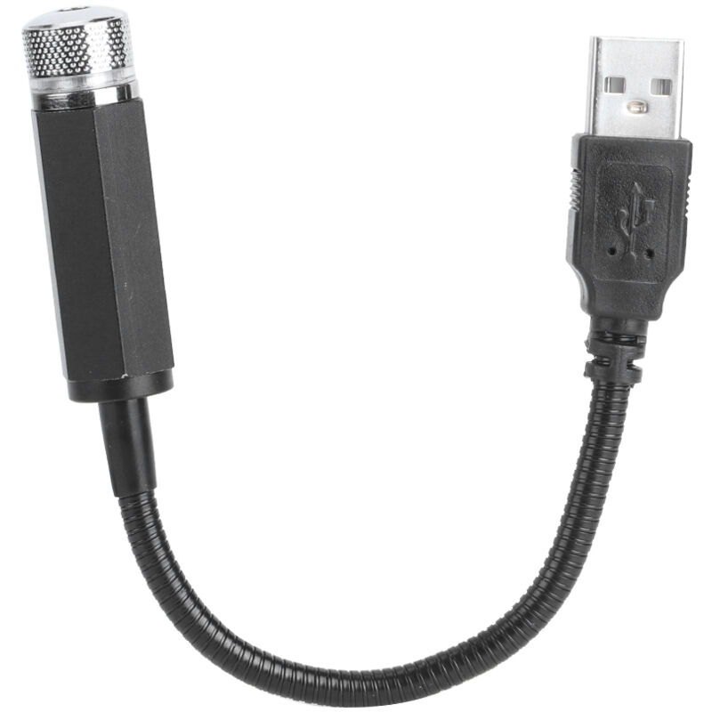 Verstellbare Sternenhimmel-lichterkette Für Das Autodach, Usb-projektor Für Romantische Stimmung, Dekorative Lampe, Blau-violettes Licht