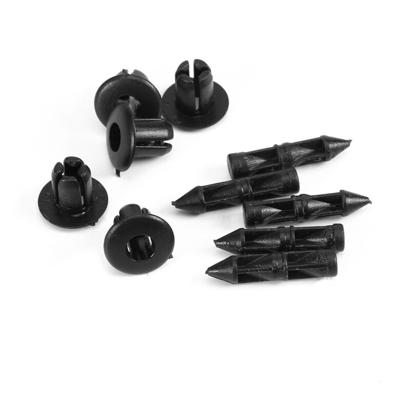 6-mm-kunststoffnieten, Druckknopf-befestigungsclips, Auto-styling, 100 Stück, 6-mm-verkleidungsclips, Kunststoffnieten, Motorradverkleidungsclips