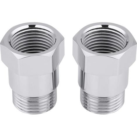 Stück 32 Mm M18 1,5 O2 Sauerstoffsensor-verlängerungs-distanzadapterkappen Silber