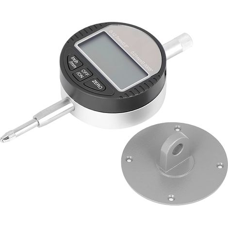 Elektronische Digitale Messuhr Dti 1 Zoll (25,4 Mm), Hochauflösende Digitale Messtaster-prüfuhr: 0,0005 Zoll (0,01 Mm), Silbergrau