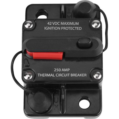 Manuelles Zurücksetzen Des Dc12v-42v (250a) Inline-leistungsschalters Der Autoradioanlage