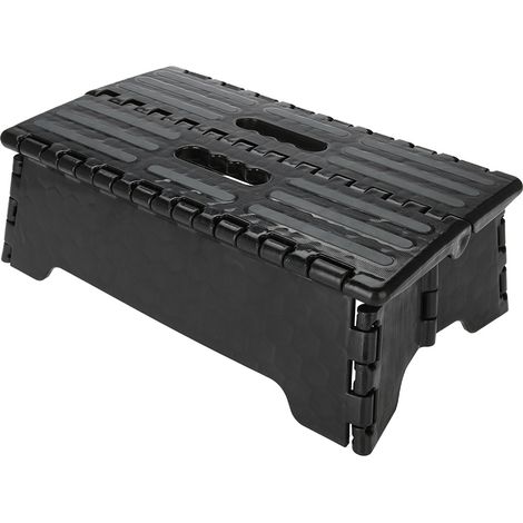 Tragbarer, Faltbarer Tritthocker, Schwarzer Tritthocker Für Senioren Und Schwangere, Für Badezimmer Und Reisen