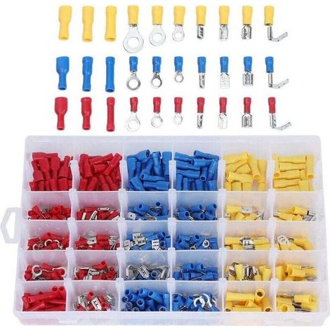 480 Stück Elektrische Crimp-anschlüsse, Crimp-verbinder Mit Tragbarer Aufbewahrungsbox, Kabelschutz Und Verbindung