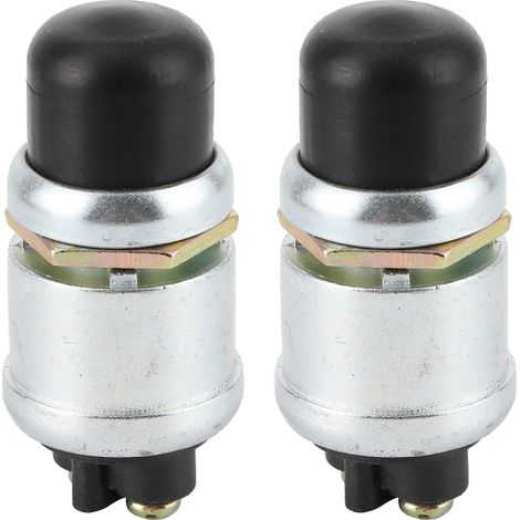 Motorstartschalter Mit Hupe, 2 Stück, Spst-druckknopf, Wasserdichter 50a 12v-starter Für Auto Und Boot