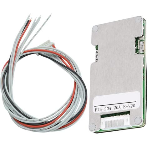 Lithium-batterieschutzplatine, 24v 20a 7s Lithium Li-ion 18650 Batterieschutzplatine Bms Mit Balancierfunktion