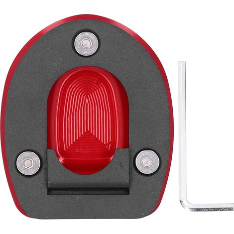 Seitenständer-verlängerungsplatte Für Motorräder, Passend Für Vespa Gts 250 300 (2013–2019), Rot