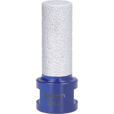 Vakuumschweißschneider Mit Diamantspitze, M14-gewinde Für Porzellan Und Hartkeramik, 20 Mm