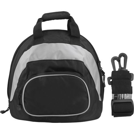 Multifunktionale, Wasserdichte Schultertasche Für Motorradhelm, Rucksack, Reisegepäck (grau-schwarz)