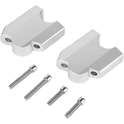 Lenkerklemmung Aus Aluminiumlegierung, 2 Stück, Ersatzteil Für Yamaha Xt1200z Super Tenere 2010–2014, Silber