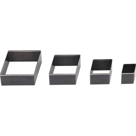 Stanzwerkzeuge Für Leder, Legierter Stahl, 48 38 28 18 Mm, Vielseitige Stanzform Für Stoffgürtel, 4 Stück