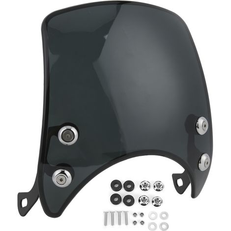 Retro-motorrad-windschutzscheiben-windabweiser, Universell Für 5-7 Zoll Scheinwerfer, Motorradteil