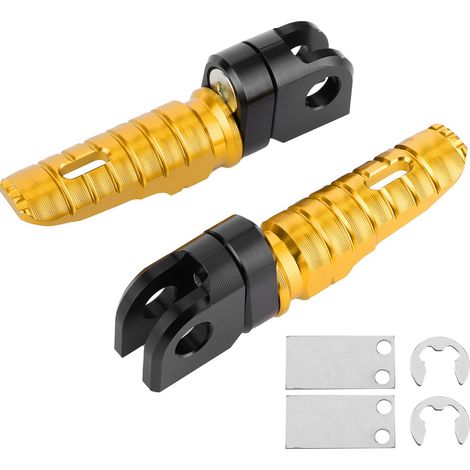 Paar Vordere Fußrasten Und Pedale Aus Aluminiumlegierung, Passend Für Kawasaki Ninja Z125 Pro Z250/sl Z400 Z900 Gold