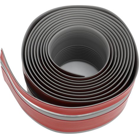 Treppenschutzleiste, Rutschfest, Selbstklebend, Wasserabweisendes Pvc, In Schwimmform, Für Häuser, Hotels Und Geschäfte, Grau/rot