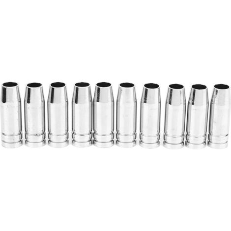 Fafeicy Gasdüse Mag Mig Düse Für Mb15 Mb14 Nw Brenner Schutzart Gaseinsatz Binzel 15ak 10 Stück Schweißbrennerdüse Konische Düse (10pcs)