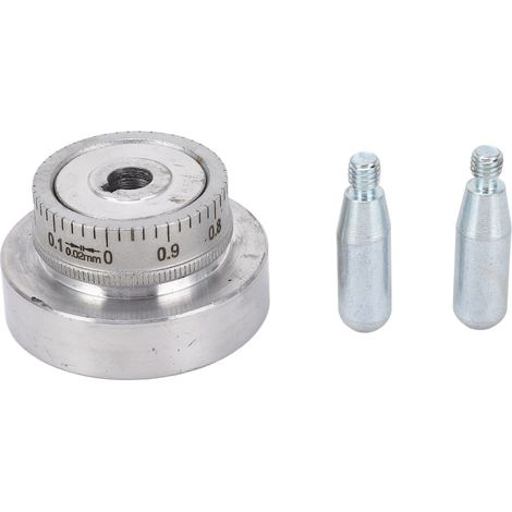 Mini-drehscheibe Mit Griff, Kurbel Aus Aluminiumlegierung, 50 Mm, Skala 0–1 Mm, Kreisgröße