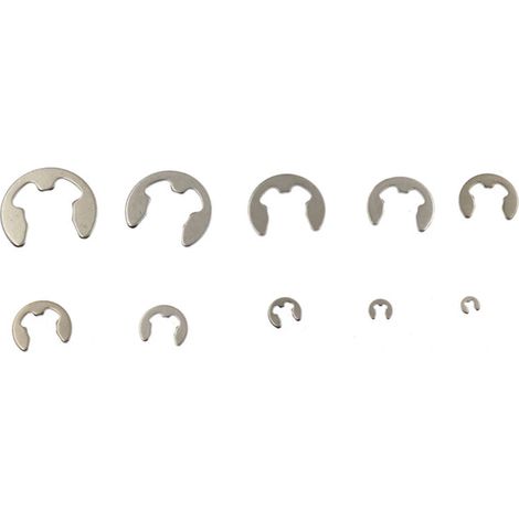 Sortimentssatz Mit 120 Elektronischen Edelstahlclips, 304-teilig, M1,5-10 Sicherungsring-set
