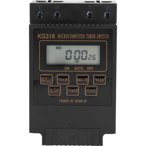 110v Kg316t Zeitschaltuhr, 10a Automatischer Synchronisationsregler Zur Stromversorgung Von Außenstraßenlaternen