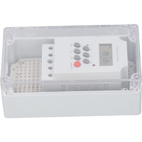 Zeitschaltuhr Für Poolpumpen, Wasserdichte Digitalbox, Programmierbarer Zeitschalter Für Heizung, Spa-motor, 12 V Gleichstrom