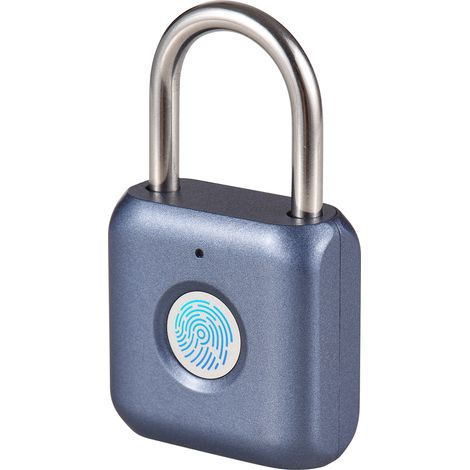 Mini-fingerabdruck-vorhängeschloss, Usb-aufladbar, 20 Fingerabdrücke, Ipx2, Diebstahlschutz, Spritzwassergeschützt, Sicherheitsschloss Für Fahrradtüren, Gepäck, Rucksäcke, Schränke